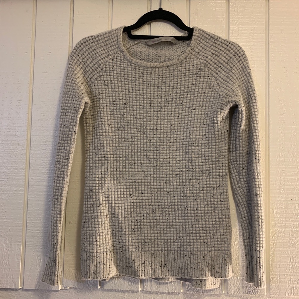 Athena Grey Knit Sweater